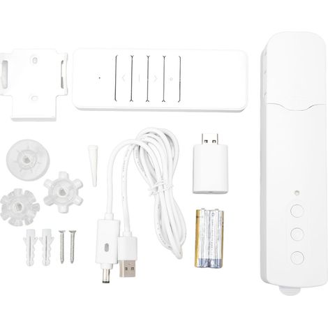 Moteur de stores à chaîne électrique WIFI, commande vocale Rechargeable, pilote de rideau intelligent pour Tuya (1/5)