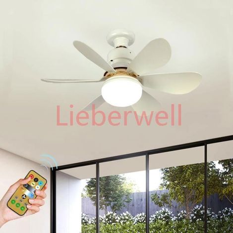 Petit lustre ventilateur, vis E27,40W, petit lustre silencieux multifonctionnel, ventilateur de plafond pour VENTILATEUR DE PLAFOND (1/5)