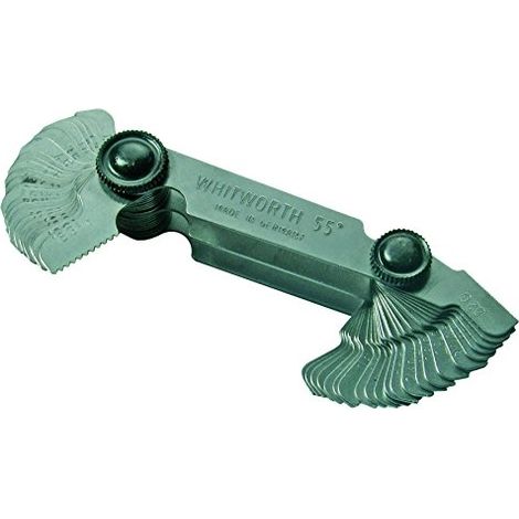 Calibrador de roscas bgs-technic 3069 52 hojas acero inox 0,25-6 mm