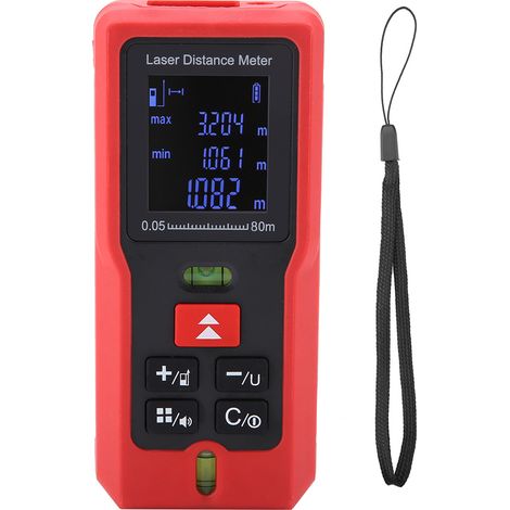 M Series Digital Laser Distance Meter Range Finder Tape Distance Measure (M80)
