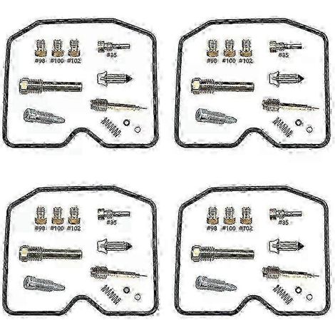 Kit de reparación de carburador para Suzuki Bandit 600 GSF600S GSF600T GSF600V GSF600X (1995-1999) que incluye componentes del flotador del carburador. Edición 0620. (1/4)