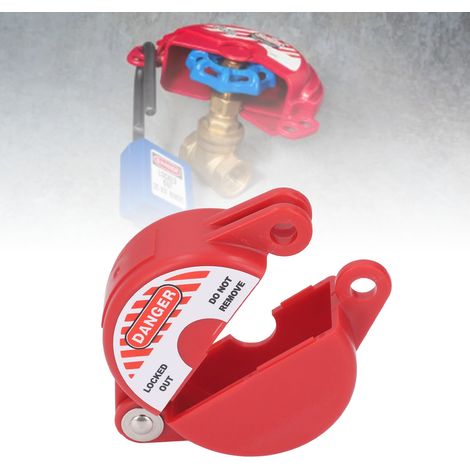 Ventilsicherheitssystem – ABS mit Code für Ventile von 1 bis 2 1/2 Zoll – Hochfest – Inklusive Verriegelungsvorrichtung (1/5)
