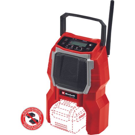 Einhell 18V Cordless Site Radio Bluetooth Speaker TC-SR 18 Li BT Audio Body Only (1/5)