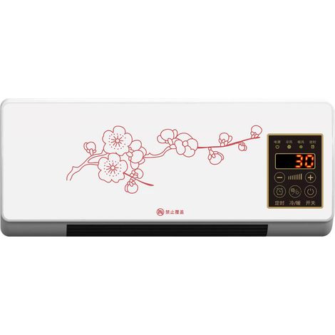 Chauffage mural 220V étanche avec minuterie, petite climatisation sans air froid (1/5)