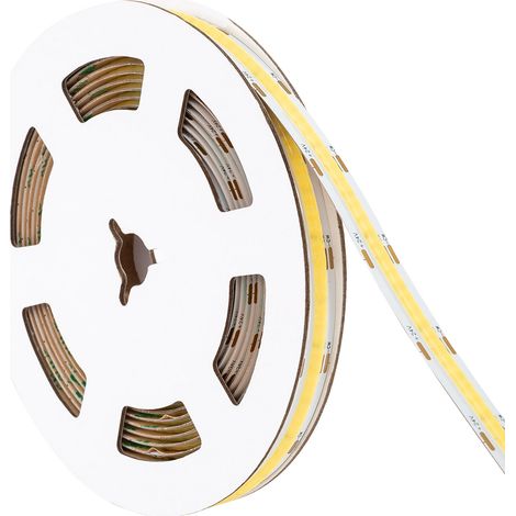 Tira LED 24V COB CCT 560 LED/m 5m 10W/m 900lm/m Ancho 10mm Corte 2.5cm IP20 CRI90 (2700K - 4000K - 6000K) CCT (1/4)