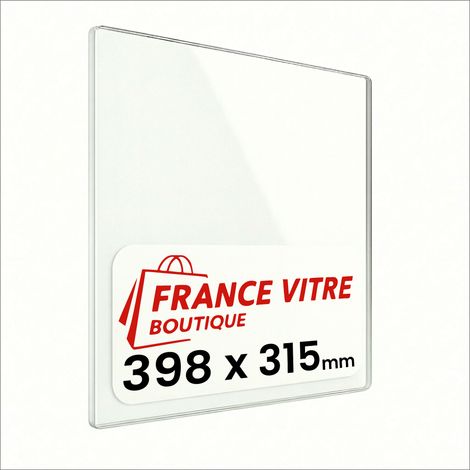 DEVILLE - modèle : 7834-regain-50-tradition - 398 x 315 x 4 mm - Vitre de cheminée pour insert et poêle à bois - verre de rechange - jusqu'à 800°C (1/5)