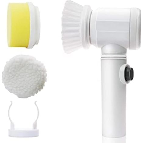 Tragbare elektrische Reinigungsbürste für Badewanne/Küche/Badezimmer/Fußböden/Geschirr/Auto/Schuhe/Glas (1/4)