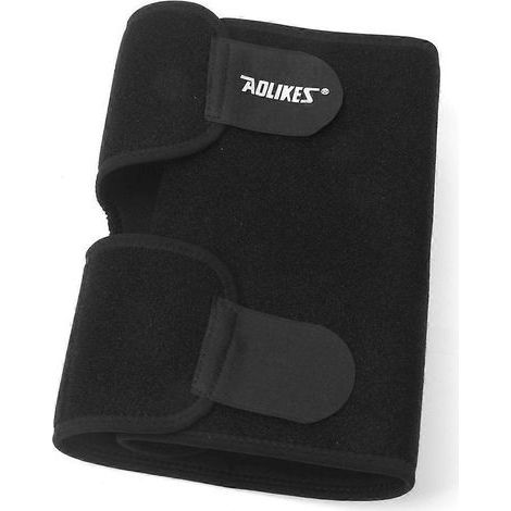 AOLIKES Oberschenkelstützgürtel mit Kompression für Sport (Schwarz) (1/3)