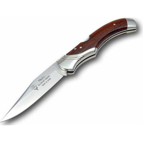 Couteau Muela série GL GL-10COA, poignées en bois cocobolo et maillechort, feuille de 9,5 cm contient serrure, la taille totale 21,5 cm + carte cadeau multi-usages (1/4)