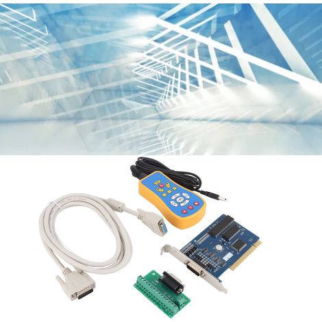 NC Studio 3-Achsen-PCI-Controller-Karte + USB-Lenkrad-Kit (1/5)