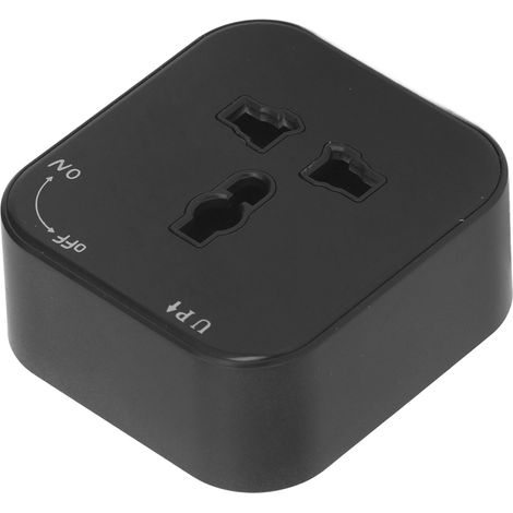 Prise de rail carrée en saillie, prise d'interface universelle 250 V, 13 A, prise de rail d'alimentation mobile, prise de rail multifonctionnelle avec voyant lumineux. (1/5)