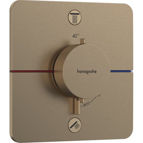 hansgrohe Shower Select Comfort Q Thermostat Unterputz Bronze gebürstet für 2 Verbraucher 22,1l/min
