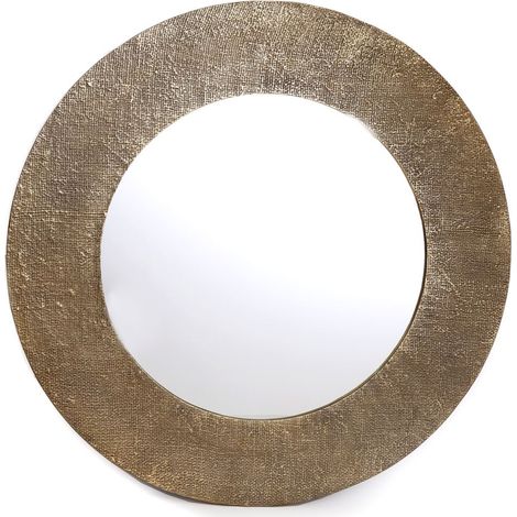 Miroir rond mural design ALPHI