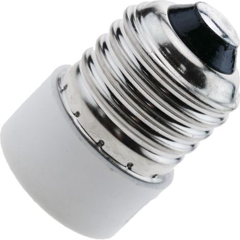 BeMatik - Adaptador rosca de bombilla E27 a E14