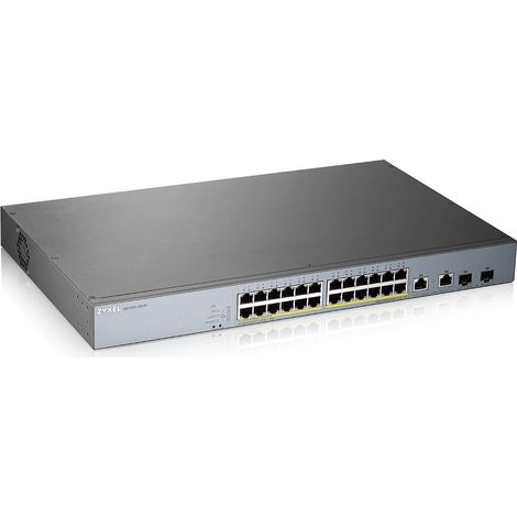 ZyXEL Switch 26x GE GS1350-26HP PoE long range 375W Managed (GS1350-26HP-EU0101F) (1/5)