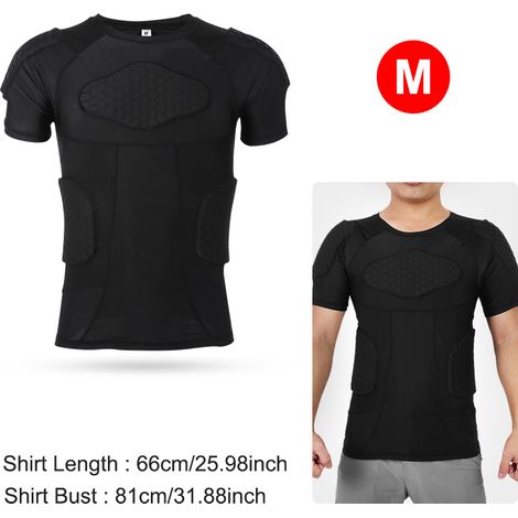 Veste de sécurité homme en silicone rembourrée - Short de protection anti-choc sport (1/4)