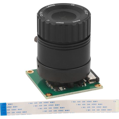 Caméra verte 5MP avec objectif large 1080P pour Raspberry Pi 4 / 3B, module HDMI RPI3232, taille 32x32mm (1/5)