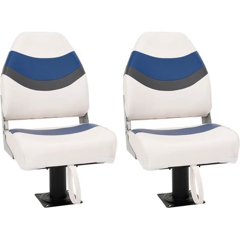 Maison Exclusive - Set Sedile da Barca Pieghevole 4 pz con Schienale Alto
