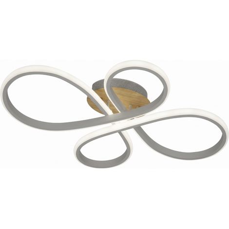 Plafon Bandeira 88w 3000-4000-6500k Blanco/haya 9680 Lm C/remoto,memoria Y Reg.intensidad 12x60x43cm