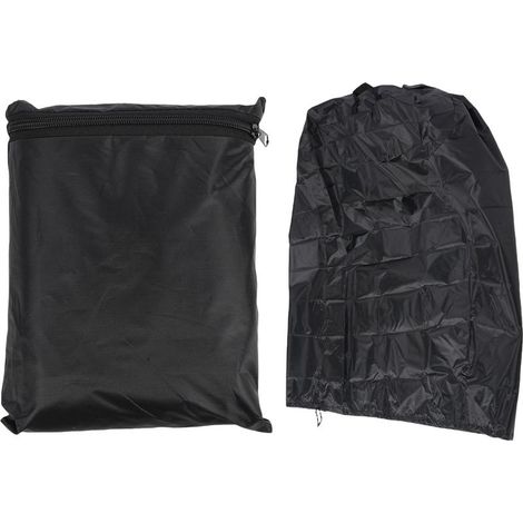 Couvercle de broyeur de bois, tissu Oxford enduit d'argent, anti-poussière, broyeur de feuilles de pluie pour l'extérieur (1/5)