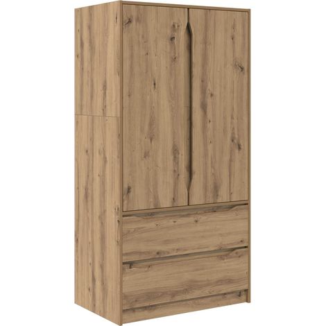 Wardrobe Artisan Oak 79.5 x 49 x 156 cm Engineered Wood vidaXL (1/5)