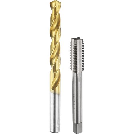 Jeu De Tarauds Et Forets Taraud M12 x 1.5 Foret À Spirale 10.5mm (1/5)