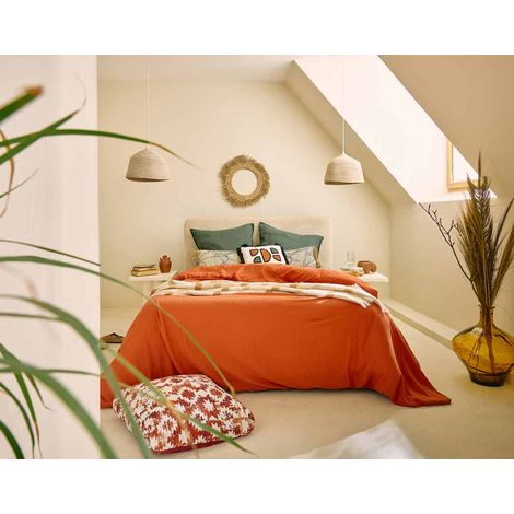 Bestmobilier – Lit coffre 140x190 cm – en velours côtelé beige – sommier à lattes inclus – coffre de rangement – tête de lit moderne (1/5)