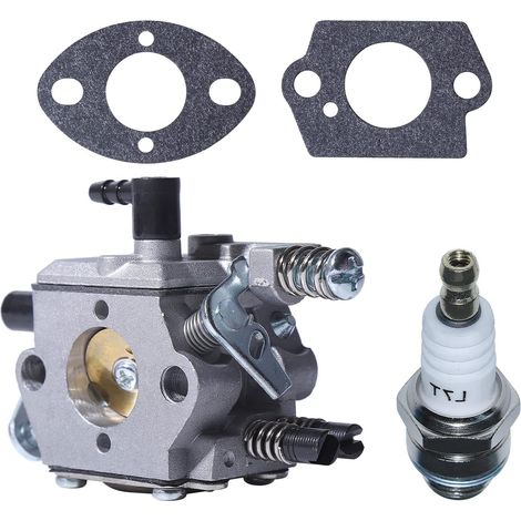 Kit de carburateur, remplacement pour tronçonneuse 45cc 52cc 58cc 4500 5200 5800 (1/5)