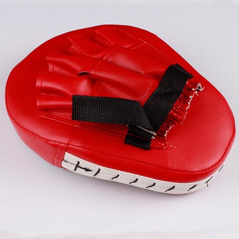 Queta 1 paire de protège-mains en PU pour kickboxing et boxe, protège-mains d'entraînement pré-courbés pour le Muay Thai, le karaté, le taekwondo, les arts martiaux, etc. (1/5)