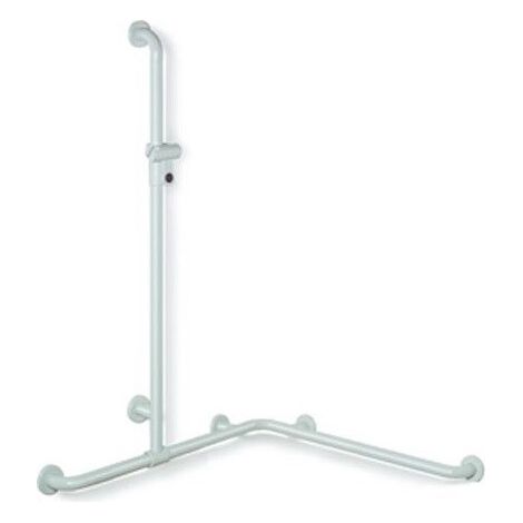 Pasamanos de ducha Hewi SERIE 801 perpendicular 1100mm blanco