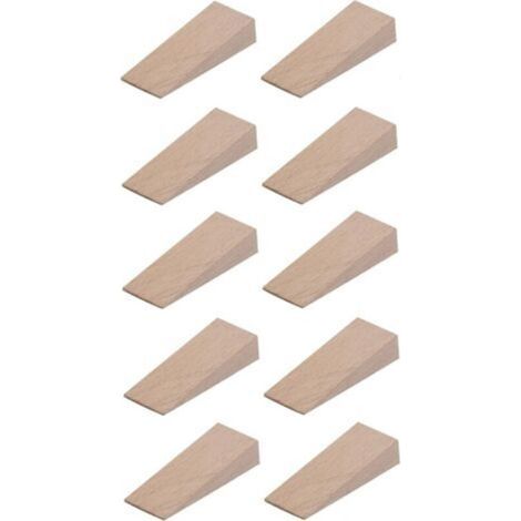 CSPARKV 10x cale en bois universelle 12mm (55mm x20mm) meuble porte calage ajustement table armoire cuisine (1/4)