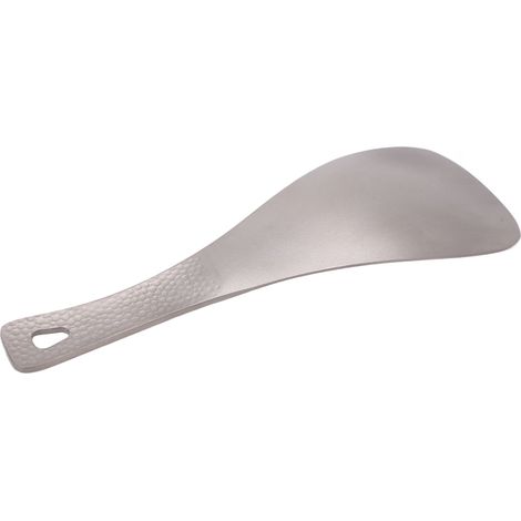 Cuillère en Titane pour Riz, Manche Court Isotherme, Pelle de Cuisine pour Barbecue, Pique-nique et Voyage (1/5)