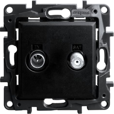 Presa terminale TV-SAT nera Niloe Step 3165 (1/5)