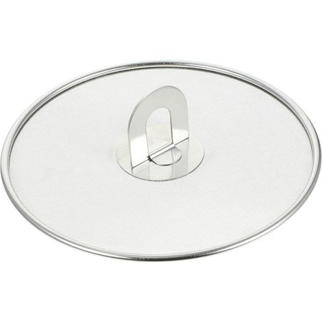 AMXCNOY Deckel für gusseiserne Bratpfannen, Ölsieb-Deckel für Bratpfannen (1/4)