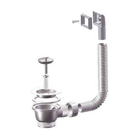 2,0 x PILETTA MINIBASKET LAVELLO INOX + TROPPO PIENO