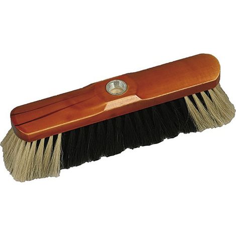 Haushaltsbesen reines Rosshaar 30 cm mit Gewinde ohne Stiel