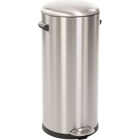EKO  Bidone a pedale  in acciaio inox  con maniglie  capacità (1/5)