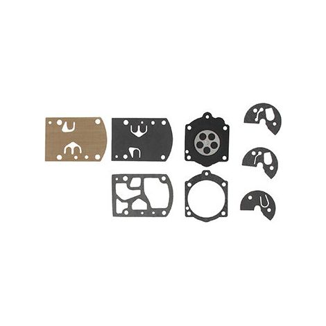 Kit Réparation Membranes Et Joints Carburateur Adaptable Walbro Pour Carburateur Wb Monté Sur Homelite 650, 750, Dolmar 166, 158