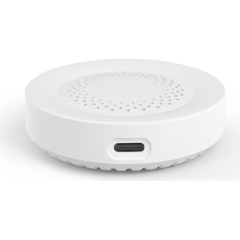 Smart Siren Alarm, Fort 100 DB, Alarme sans Fil pour capteur de Porte fenêtre, 32 Types de Sons d'alarme Disponibles, Alarme de sirène Domestique contrôlable à Distance Via l'App, Compatible Alexa (1/5)