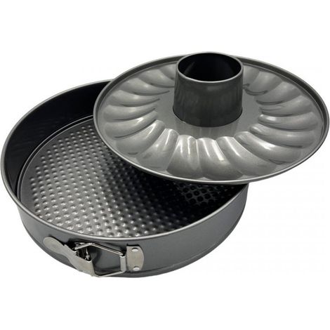 28 cm große Kuchenform mit austauschbarem Boden und Kamin