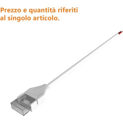 Cavo connettore con fili spelati per strisce LED 220V