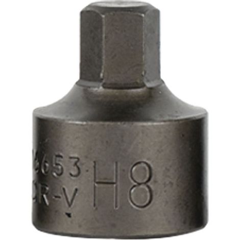 JBM16653 3/8", 8 mm kurzer Sechskant-Bit (Art.-Nr. 54545)
