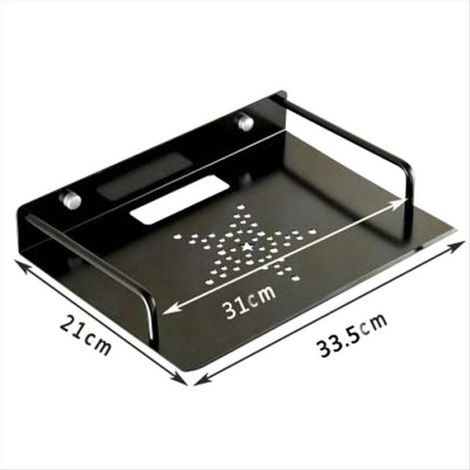 ÉTagèRe de Projecteur, éTagèRes Flottantes pour Centre de Divertissement, éTagèRe pour Lecteur DVD, Support de Routeur en MéTal, (1/5)