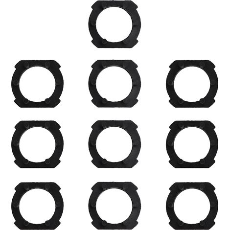 Lot de 10 socles pour ampoule phare en ABS anti-corrosion faciles à monter adaptateur pour LED TK-121 usage domestique industriel (1/5)