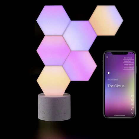 Cololight Sistema illuminazione smart home Cololight starter kit con modulo espansione RGBW Alexa, Google Home