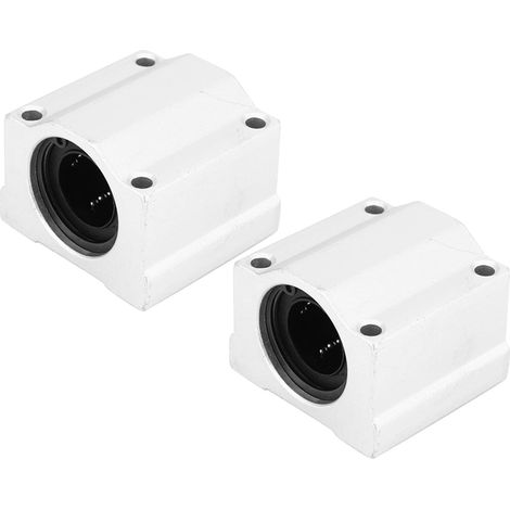 SC20UU CNC mouvement linéaire roulement à billes bloc coulissant bague 2 pièces 20 mm (1/5)