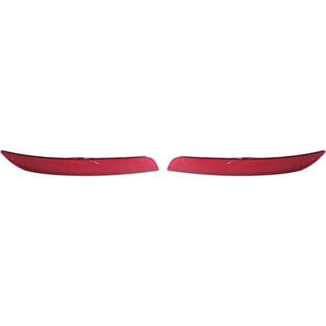 Réflecteurs de pare-chocs arrière (références : 63147842955/63147842956) pour BMW Série 5 M Sport F10 F18 (modèles 2011-2016), lot de 2 (1/3)