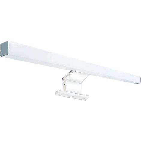TrAdE Shop Traesio - Lampada Led Per Specchio Bagno 6w Luce 4000k Ip44 Argento Doppia Istallazione 400pc-1-an - (1/5)