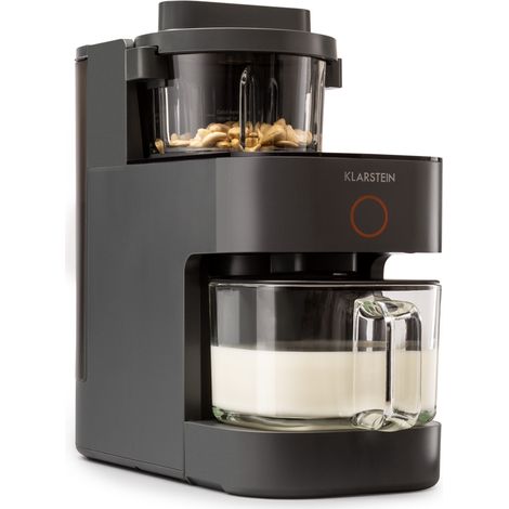 Klarstein Máquina para hacer leche de frutos secos Marcia 300 - 1200 ml, 360°, táctil, depósito de agua extraíble