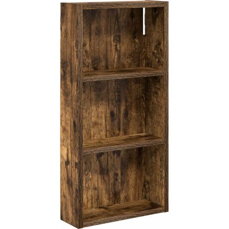 Badezimmer-Wandschrank Geräucherte Eiche 30 x 10 x 60,5 cm vidaXL